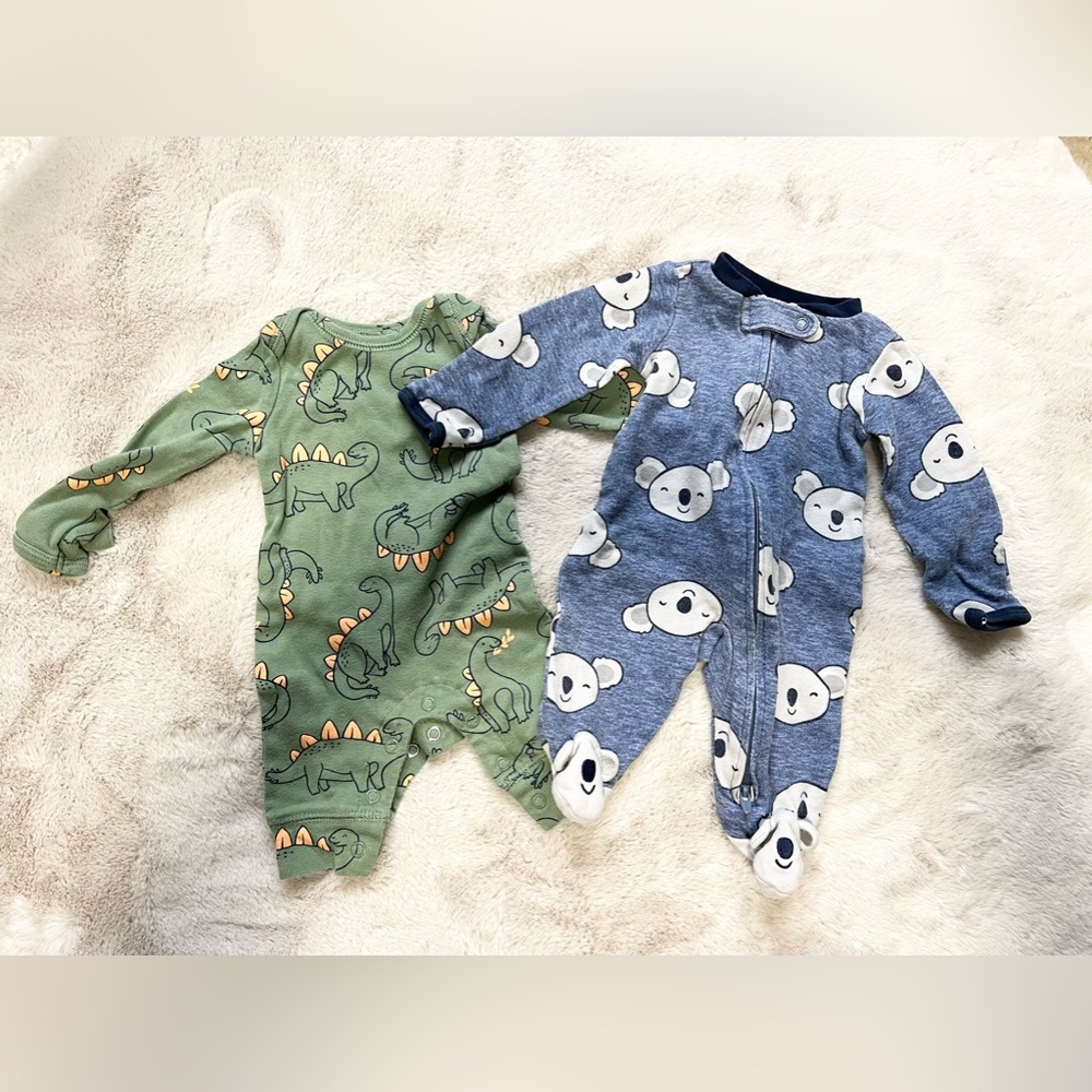 Carters Sleeper and Romper Set 2 Piece